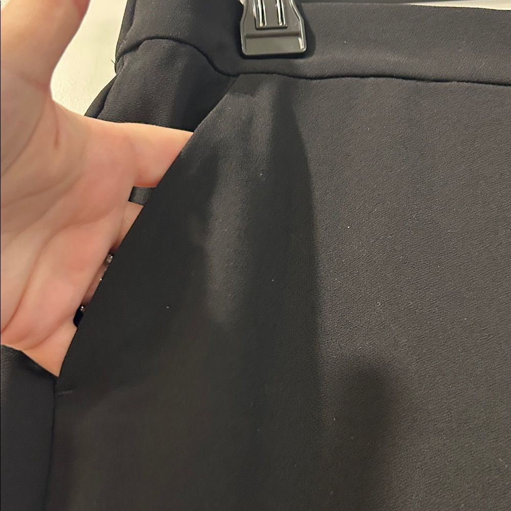 NWT LOFT Black Wide-Leg Trousers, Size Medium - Picture 3 of 10